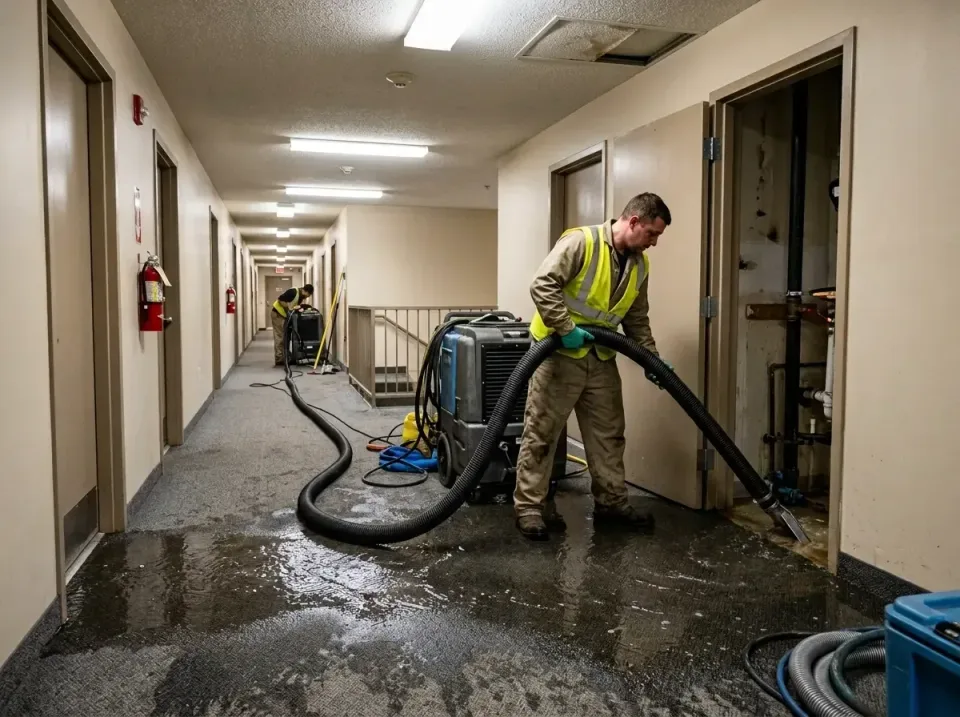 multi-unit-apartment-hallway-f-005 — frequently asked questions, Emergency Burst Pipe Water Extraction & Removal in Hazard,…